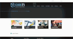 Desktop Screenshot of cube21.co.uk